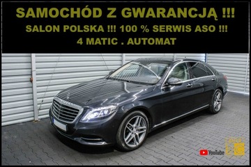 Mercedes S 350 Salon POLSKA + 100% SERWIS Mercedes