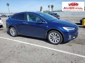 Tesla Model X 2018, 4x4, 75D, porysowany lakier