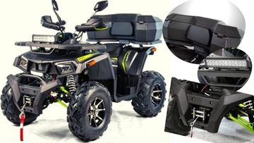 Quad ATV ASIX FOURCRAFT ALUMINIOWE 250 AUTOMAT LED KUFER WYCIĄGARKA HAK