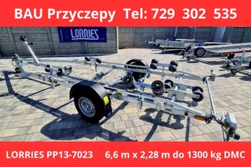 Przyczepa do transportu łodzi Lorries PP13-7023 1300 kg 6,6 m x 2,28 m