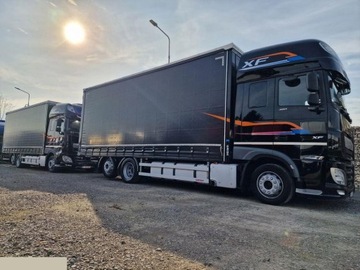 DAF XF 480 SUPER SPACE CAB ZESTAW TANDEM PRZEJAZDOWY SSC ACC 2018 R EURO 6