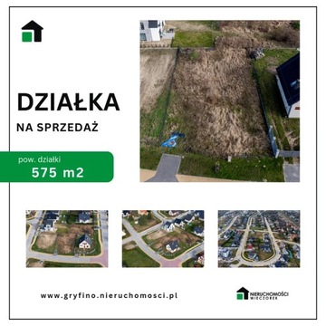 Działka, Gryfino, Gryfino (gm.), 575 m²