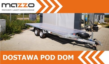 PRZYCZEPA LAWETA NIEWIADÓW DOSTAWA DMC3000KG 5x2,1 PROSTA AMORTYZATORY