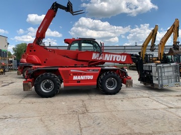 Manitou MRT 2150 ładowarka teleskopowa obrotowa 21 metrów kosz pilot 3800 g