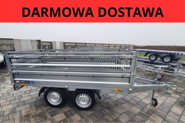 Przyczepka dwuosiowa lekka towarowa TANDEM 260x138 cm 750 DARMOWA DOSTAWA