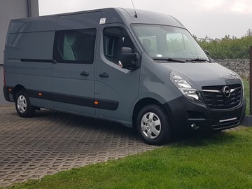 OPEL MOVANO MASTER 7 OSÓB L3H2 DŁUGI WYSOKI BRYGADÓWKA KLIMATRONIK NAVI