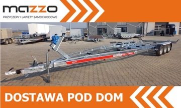 PRZYCZEPA PODŁODZIOWA TEMARED DOSTAWA DO ŁODZI 9M DMC3500KG POSZERZANA