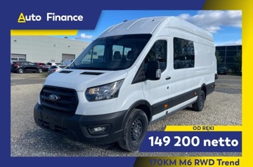 OD RĘKI| Ford Transit Van L4 DCiV 170KM M6 TRENDE RWD