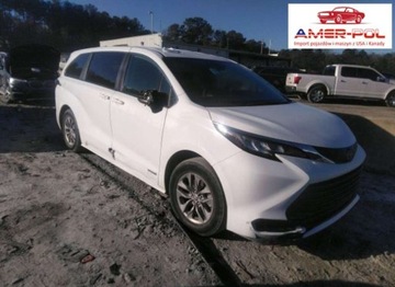 Toyota Sienna 2021, 2.5L, LE, od ubezpieczalni