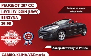 Peugeot 207 Cabrio, 2010R, Klima, Alu, Zarejes...