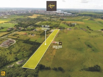 Działka, Siedliska, Ełk (gm.), 22735 m²