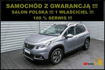 Peugeot 2008 Salon POLSKA + 1 wł. + 100% SERWIS +