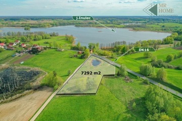 Działka, Inulec, Mikołajki (gm.), 7292 m²