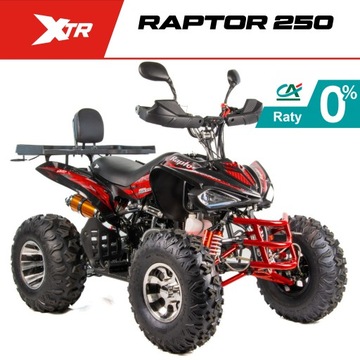 QUAD 125 XTR RAPTOR 250 MANUAL CHŁODNICA LICZNIK TRANSPORT RATY 0% +GRATISY