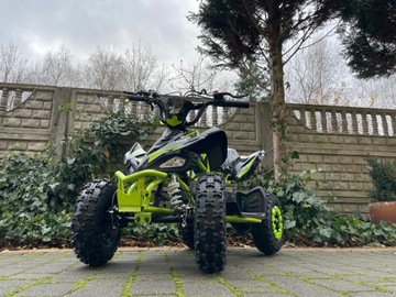 MINI QUAD SPALINOWY DLA DZIECI PREDATOR M6 DUŻE KOŁA PILOT ROZRUSZNIK