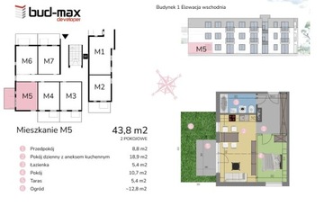 Mieszkanie, Tarnów, Mościce, 44 m²