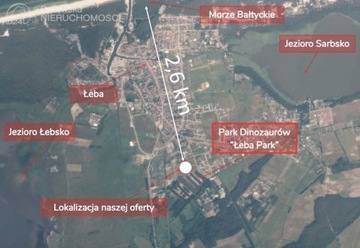 Działka, Łeba, Lęborski (pow.), 3001 m²
