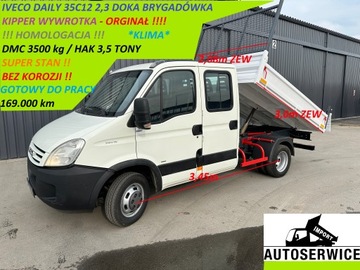 Iveco DAILY 35C12 2.3 DOKA *KLIMA * KIPPER WYWROTKA - ORGINAŁ HOMOLOGACJA