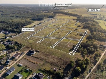 Działka, Drzecin, Słubice (gm.), 800 m²