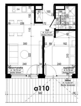 Mieszkanie, Olsztyn, 33 m²