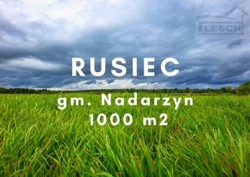 Działka, Rusiec, Nadarzyn (gm.), 1000 m²