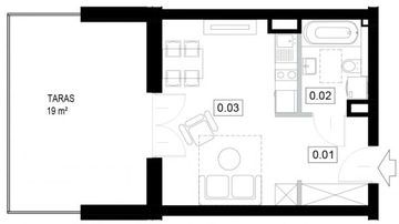 Mieszkanie, Nowy Sącz, 28 m²