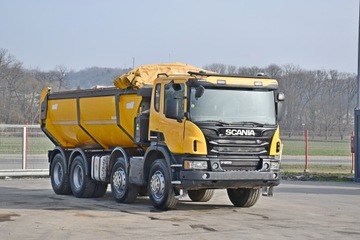 SCANIA P 400 * WYWROTKA DO MASY ASFALTOWEJ * 8x4 * STAN BDB!