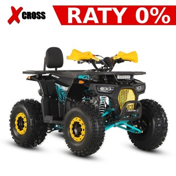 QUAD 125 ATV BARTON RAPTOR DLA DZIECK LED RATY Kxd DOWÓZ PŁUG