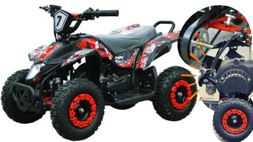 Mini Quad ATV 49cc Big Foot PILOTY LAMPA KLAKSON EL. Start Dwusuw Automat