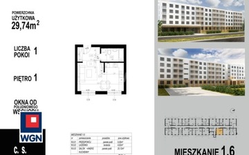 Mieszkanie, Głogów, Głogów, 30 m²