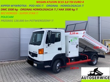 Nissan ATLEON 35.15 EURO4 POD HDS Kipper WYWROTKA ORGINAŁ HOMOLOGACJA