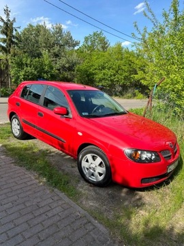 SAMOCHÓD OSOBOWY NISSAN ALMERA 16N benzyna SALON POLSKA czerwony KLIMA