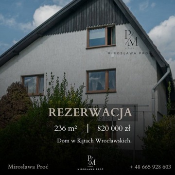 Dom, Kąty Wrocławskie (gm.), 236 m²