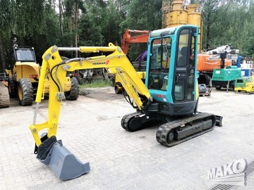 Minikoparka Yanmar VIO25-4 * 3 łyżki * 2012r. * 4525 mtg * Szybkozłącze