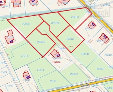 Działka, Rusiec, Nadarzyn (gm.), 1000 m²