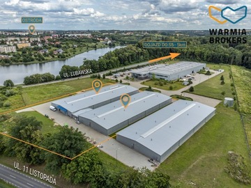 Magazyny i hale, Ostróda, Ostróda, 4916 m²