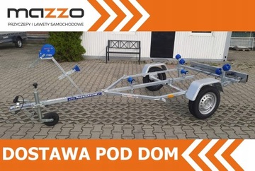 Przyczepka Niewiadów P400 DOSTAWA! Pod łódź 4m ROLKI DMC 450kg HIT CENOWY!