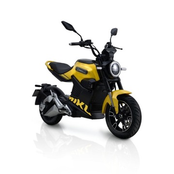 Motocykl elektryczny Miku Super iamelectric żółty