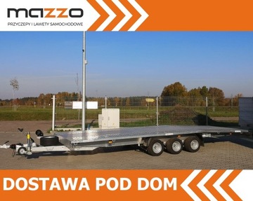 Przyczepa Laweta Niewiadów Jupiter DOSTAWA 600x210 amortyzatory DMC 3500 kg