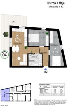 Mieszkanie, Ustroń, Ustroń, 61 m²