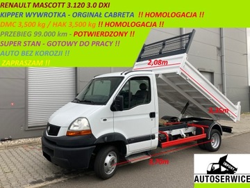 Renault MASCOTT 3.120 3.0 DCI Kipper Wywrotka ORGINAŁ HOMOLOGACJA !