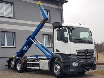 MERCEDES-BENZ ANTOS ACTROS HAKOWIEC 3 OSIE 6x2 KLIMA HAKOWIEC DO KONTENERÓW