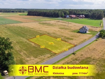 Działka, Dobrodzień, 1114 m²