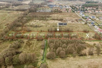 Działka, Zielona Góra, Ochla, 1083 m²