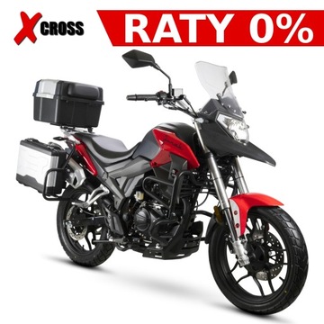 MOTOCYKL JUNAK RX ONE 125 CIECZ KUFRY ADV RATY