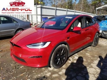 Tesla Model X 2022, 4x4, uszkodzony tyl