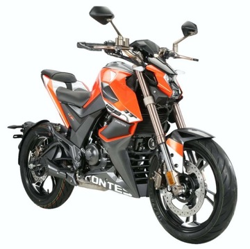 Motocykl Zontes 125 U Gniezno pomarańczowy