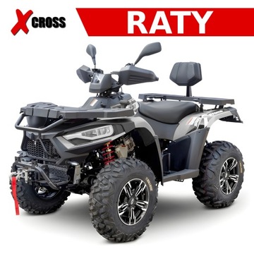 QUAD 500 LINHAI ATV 570 PROMAX 4X4 T3b PREMIUM RATY 48 PŁUG Odśnieżarka