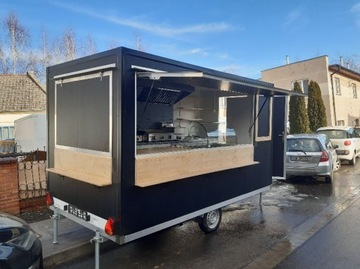 Przyczepa gastronomiczna 4,2x2,1m 420cm 4m Food Truck PREMIUM