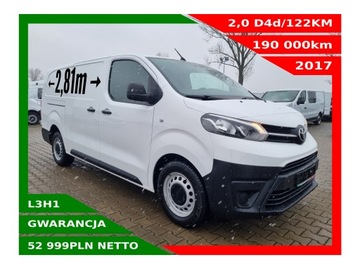 TOYOTA PROACE L3H1 EXTRALONG 2,0D4d/122KM KLIMA TEMPOMAT CZUJNIKI WEBASTO